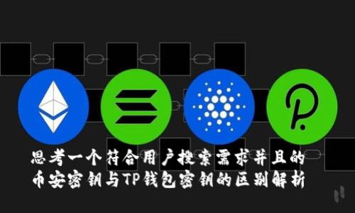 思考一个符合用户搜索需求并且的  
币安密钥与TP钱包密钥的区别解析